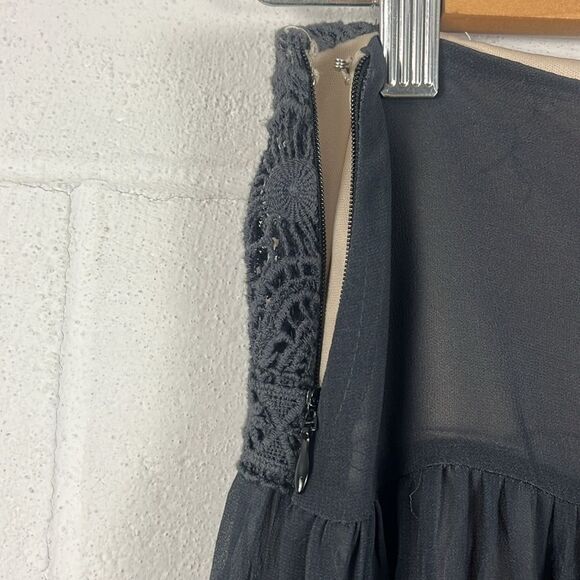 BKE gimmicks ombré gray sheer maxi skirt - Picture 5 of 6